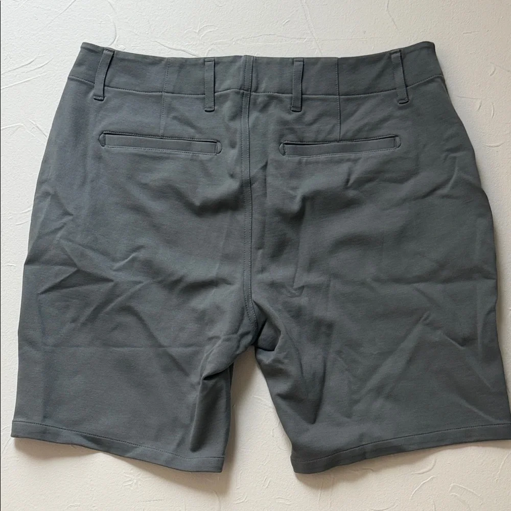 NWT 32 PAIGE Rickson Trouser Short Men's Flat Front Grey Shorts